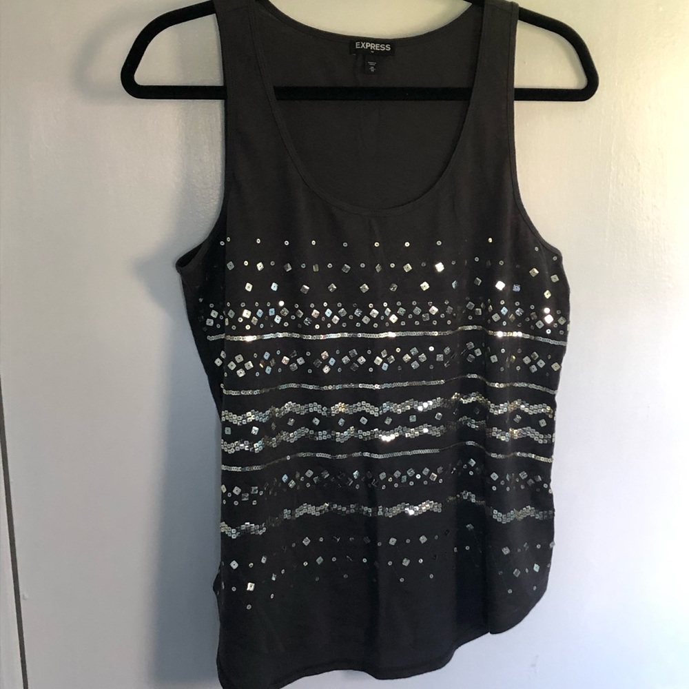 Express sequin tank